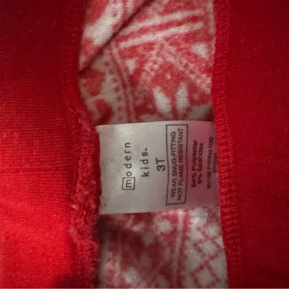 Bundle of Toddler Holiday Tops and Pajamas 3T - Picture 9 of 9